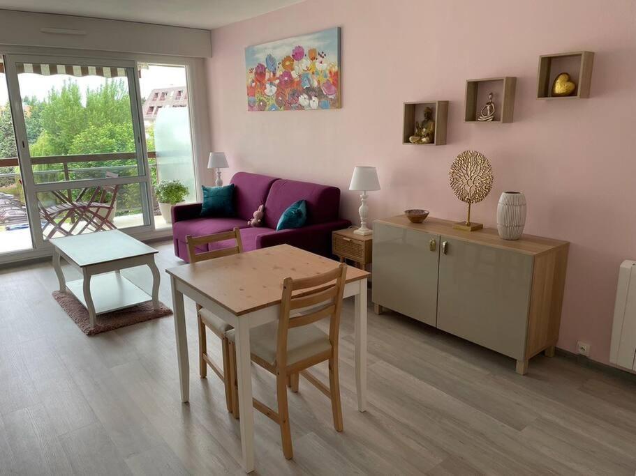 Petit Studio Zen Avec Parking Gratuit Reserve Houlgate Exteriör bild